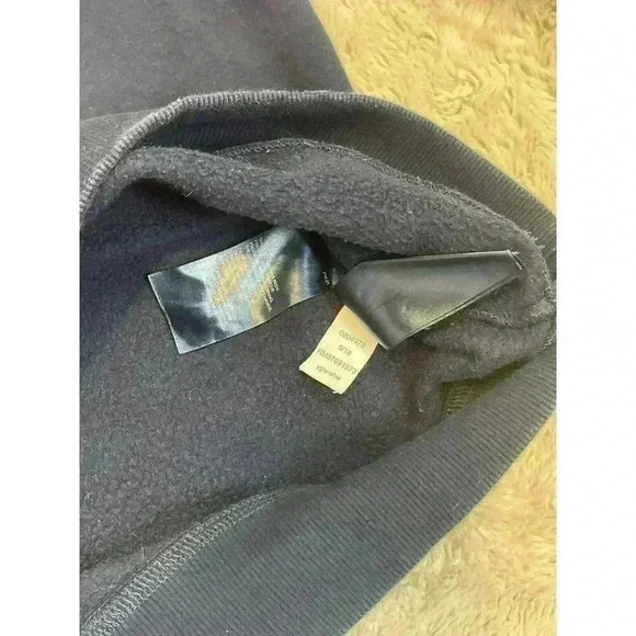 Tommy Hilfiger Big Logo Long Sleeve Crewneck Pullover Blue Sweatshirt Small Crew - Picture 6 of 6